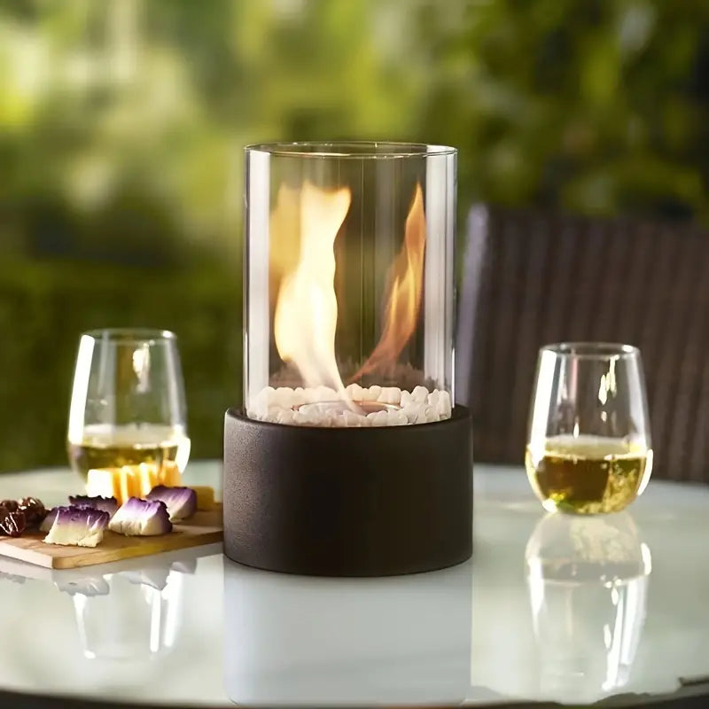 Contemporary Portable Fire Source - GlowFlicker