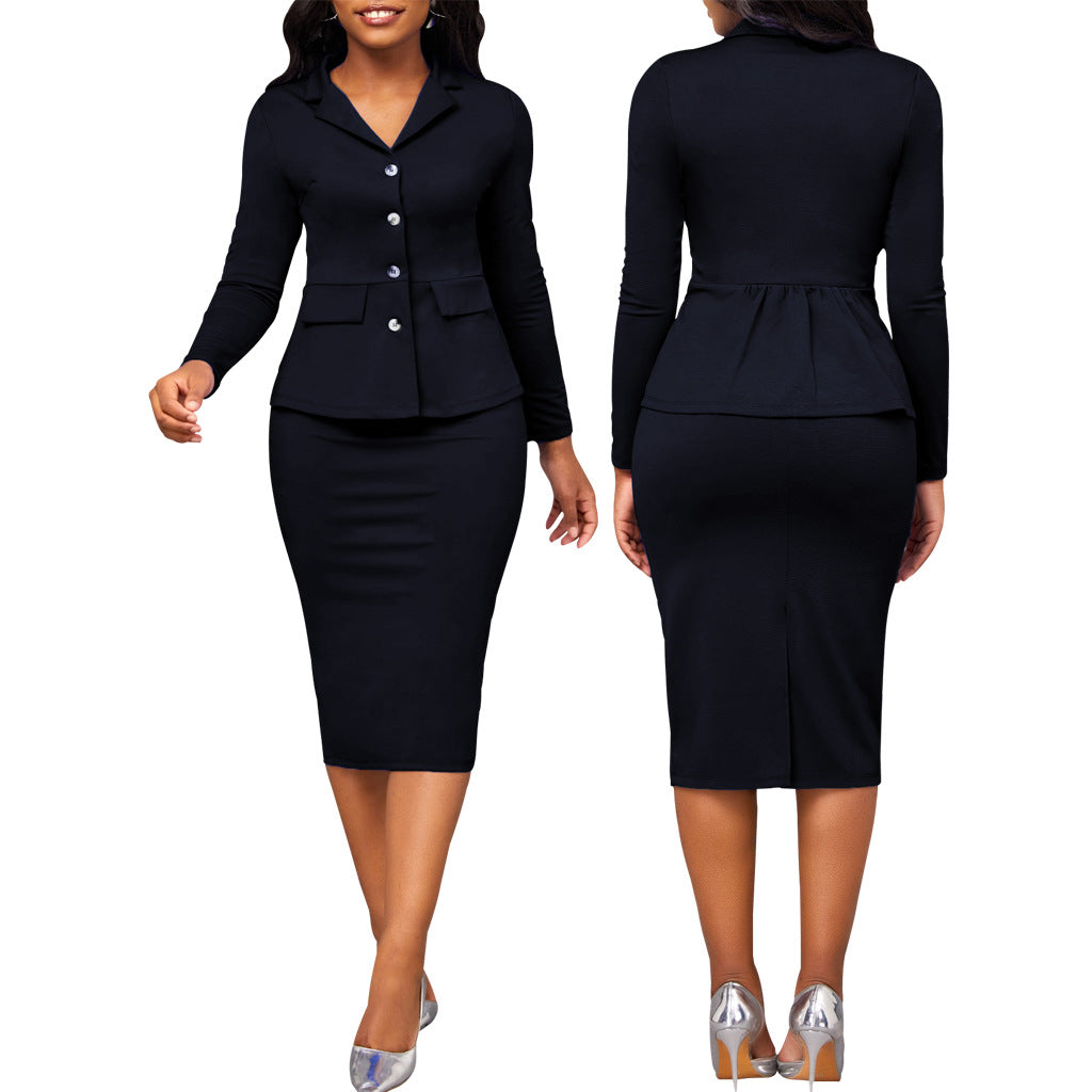 Chic Two-Piece Ladies Suit - Elena