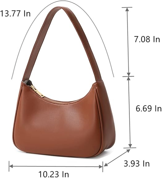 Mini Hobo Bag with Zipper - Sabrina