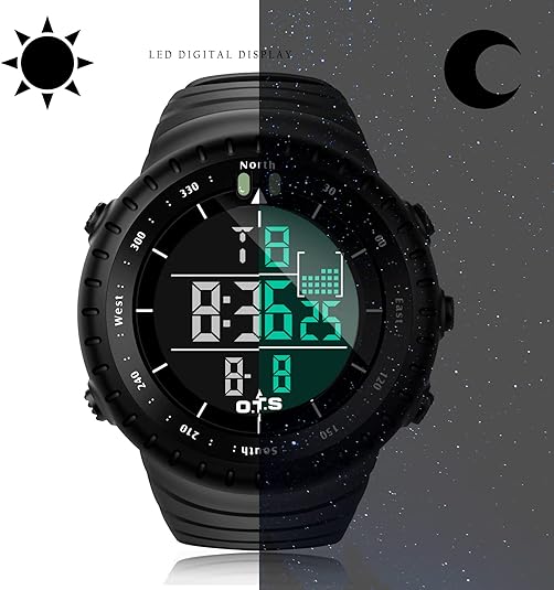 Waterproof Men's Digital Sports Watch - Henry