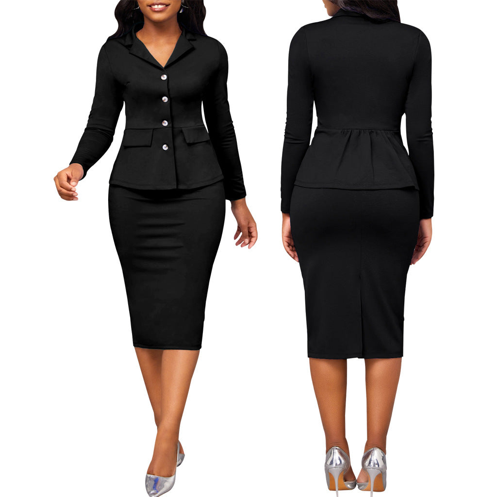 Chic Two-Piece Ladies Suit - Elena