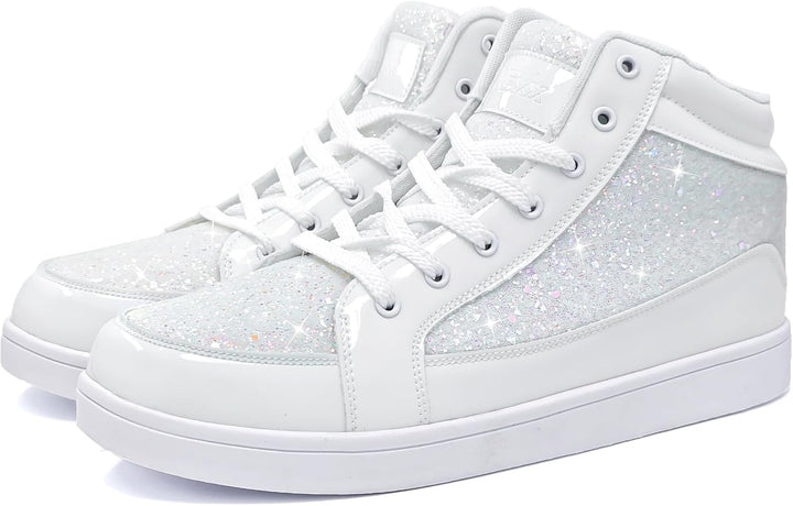 Casual Glitter Sneakers - NeonFlash