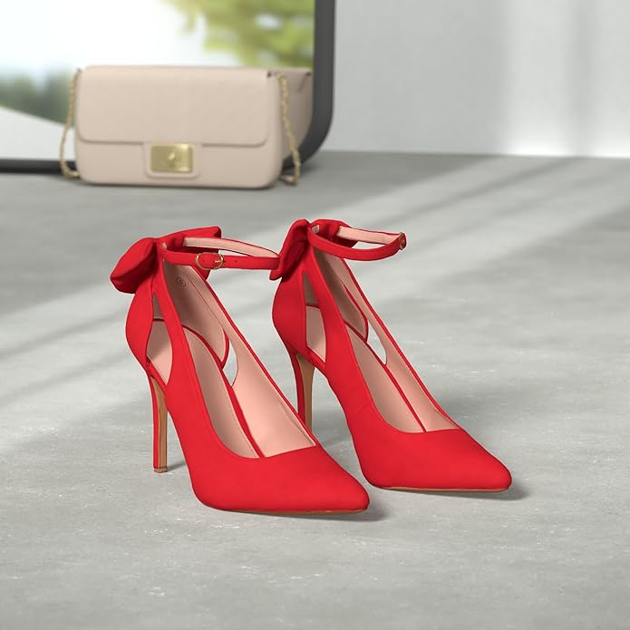 Trendy High Heels with Bow - Hailey