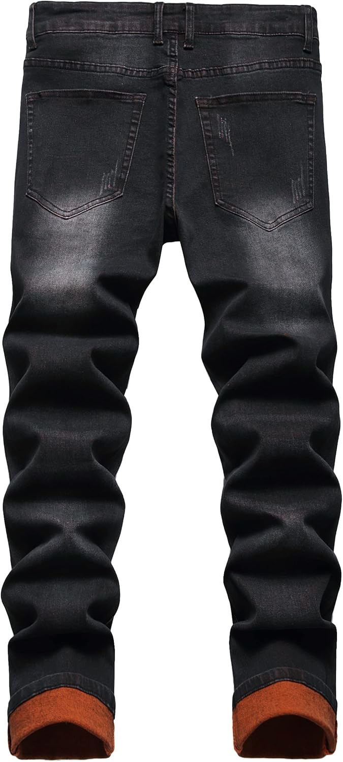 Men's Slim-Fit Ripped Jeans - Mick