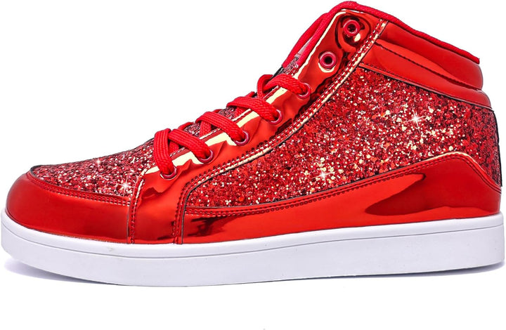 Casual Glitter Sneakers - NeonFlash