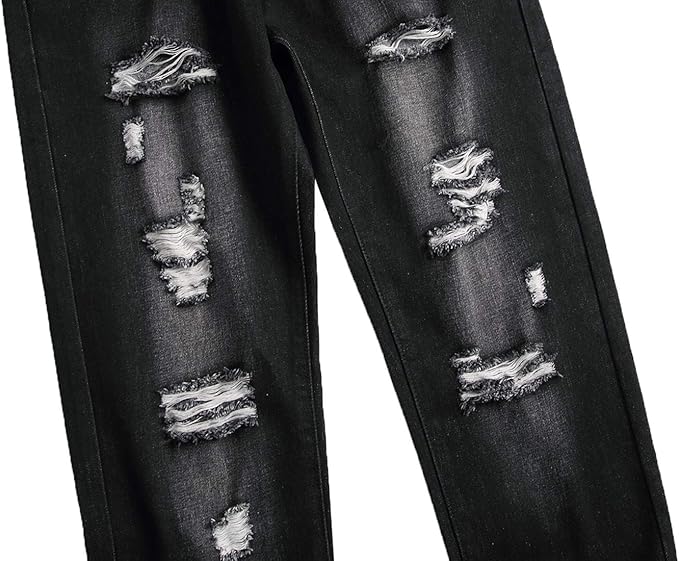 Men's Slim-Fit Ripped Jeans - Mick