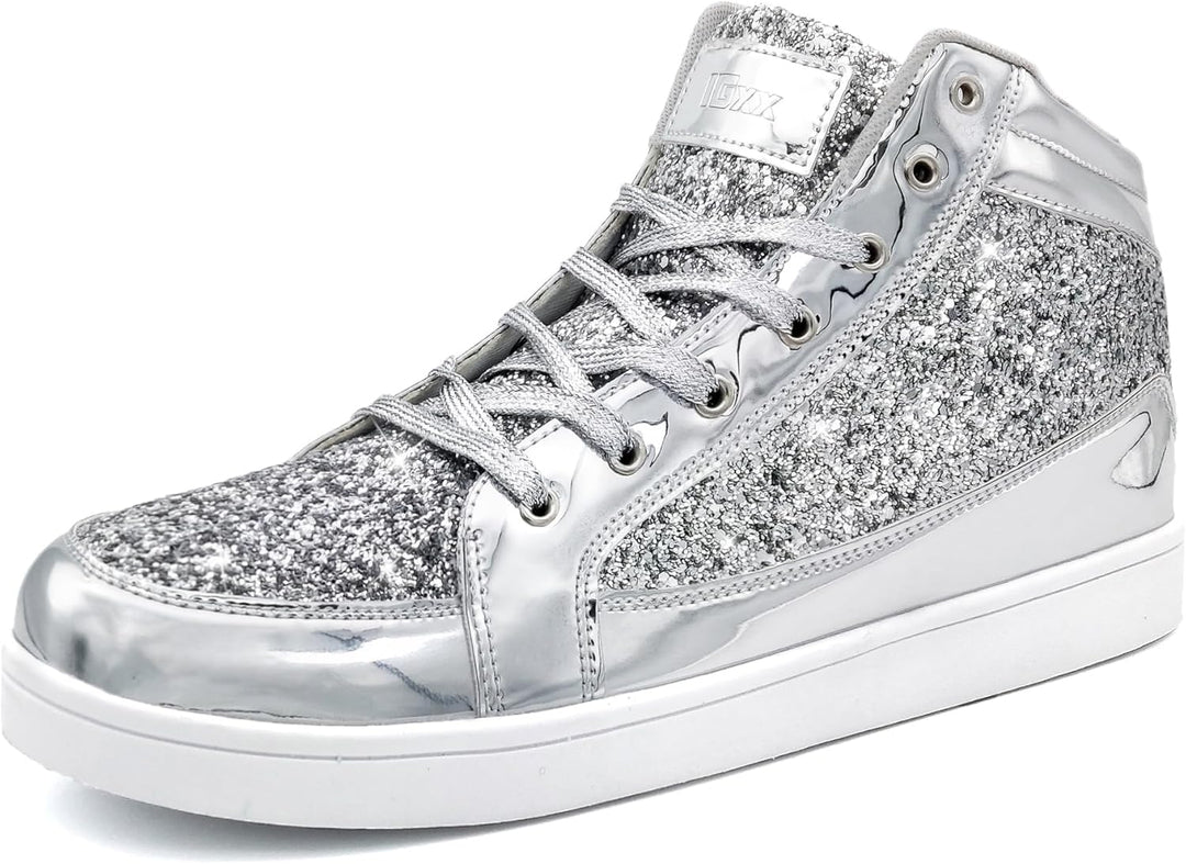 Casual Glitter Sneakers - NeonFlash