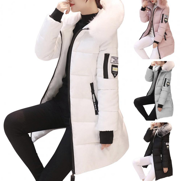 Comfortable Windproof Ladies Winter Jacket - Elinora