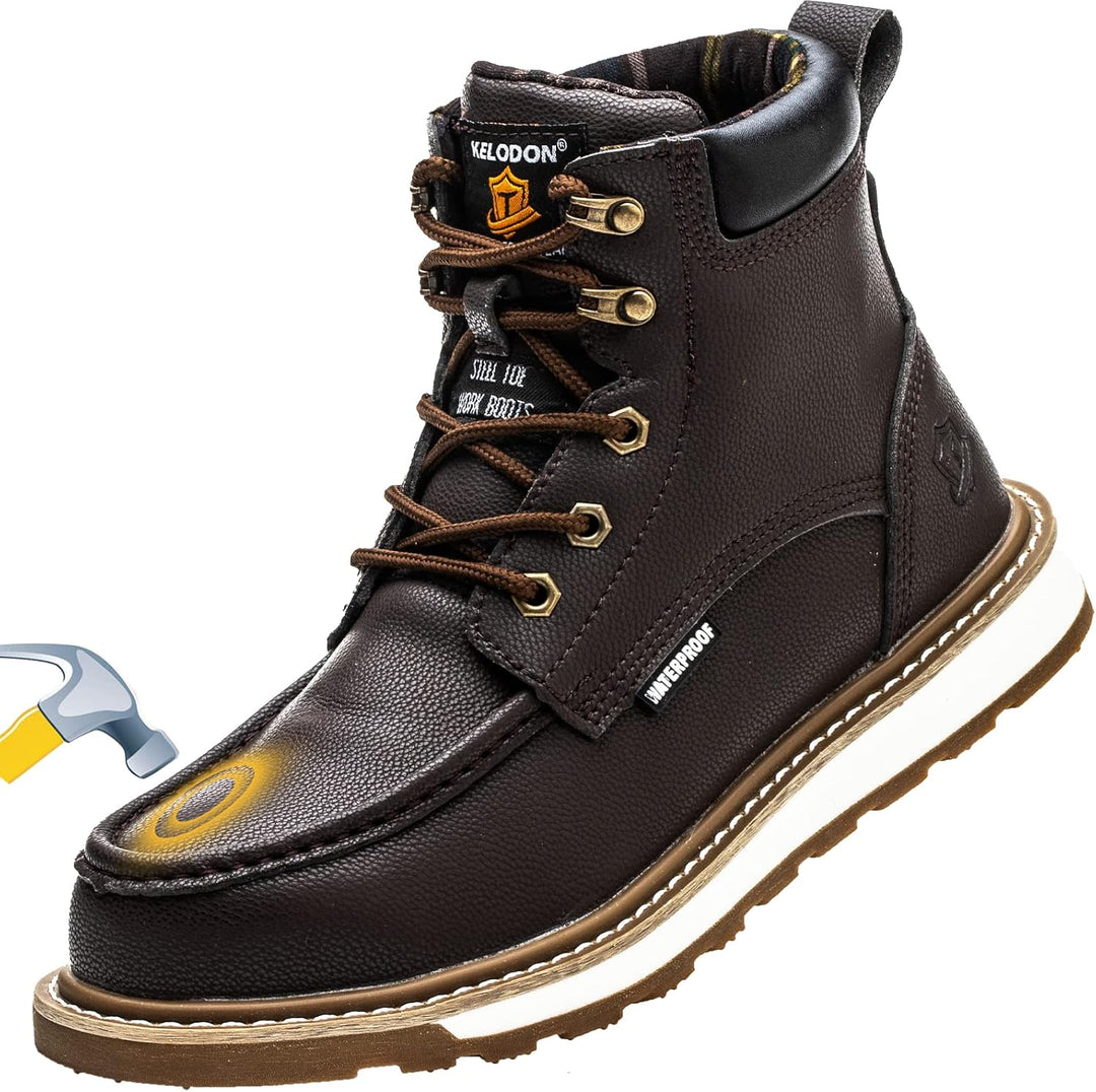 Sturdy Waterproof Work Boots for Men - Timothy