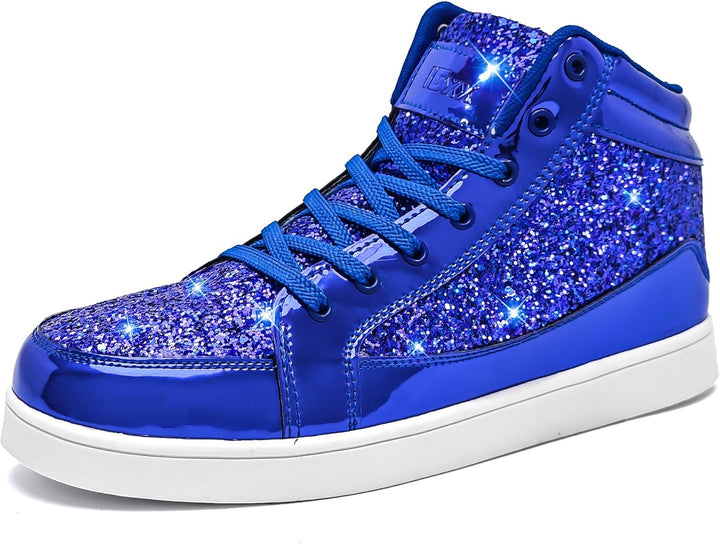 Casual Glitter Sneakers - NeonFlash