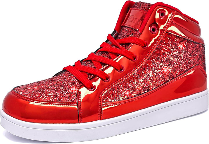 Casual Glitter Sneakers - NeonFlash