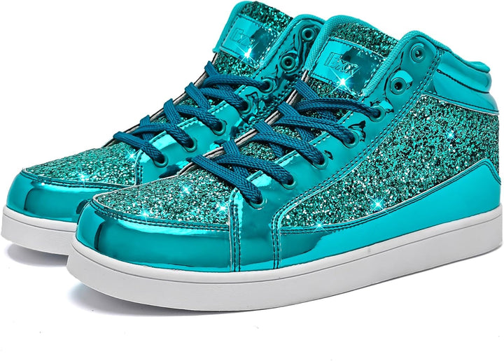 Casual Glitter Sneakers - NeonFlash