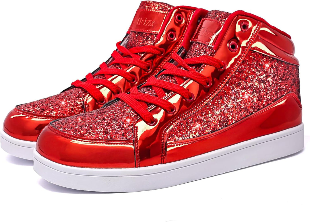 Casual Glitter Sneakers - NeonFlash