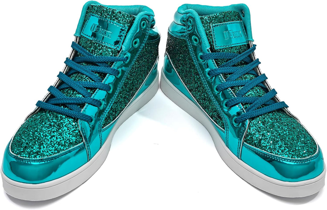 Casual Glitter Sneakers - NeonFlash