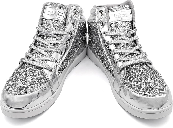 Casual Glitter Sneakers - NeonFlash