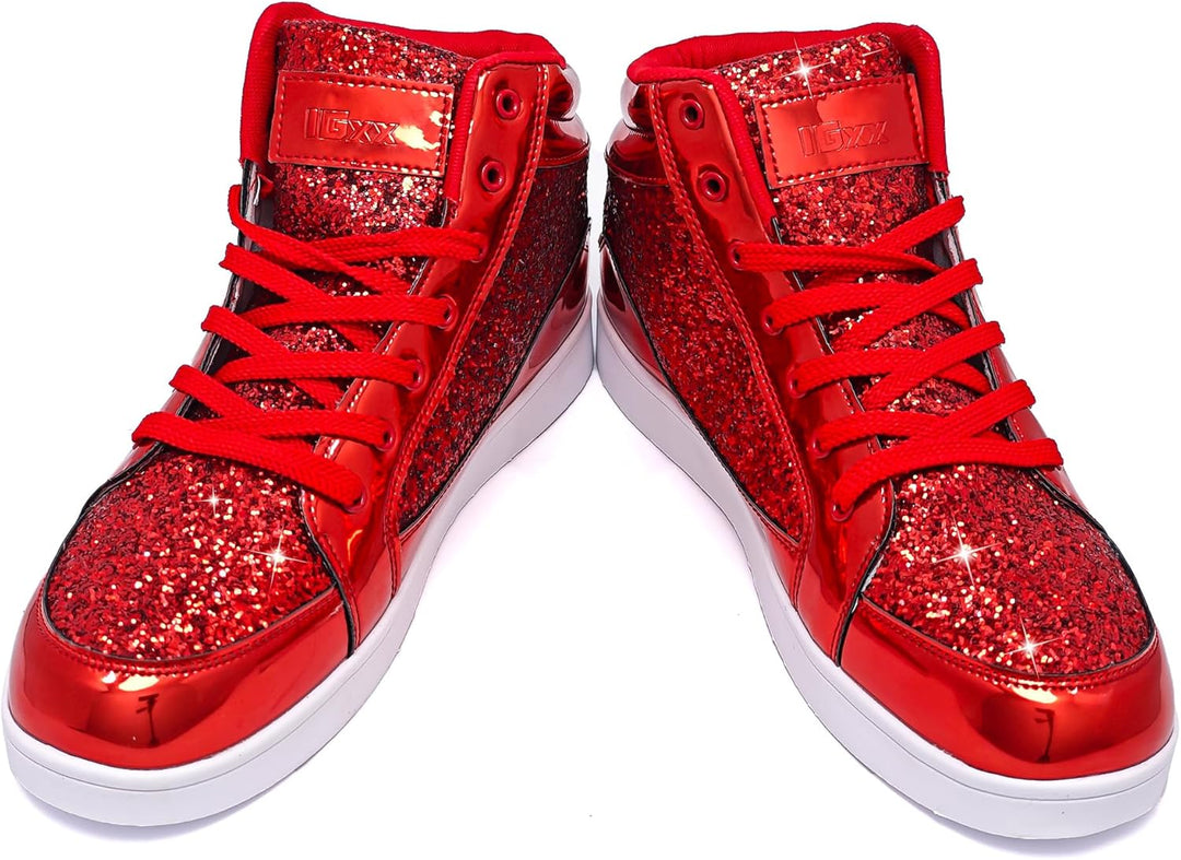 Casual Glitter Sneakers - NeonFlash