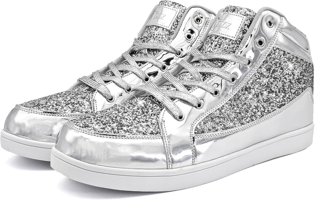 Casual Glitter Sneakers - NeonFlash