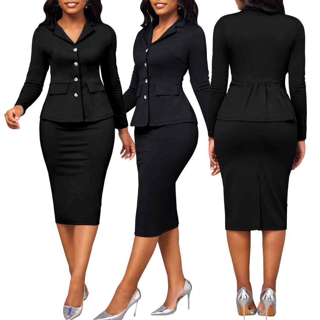 Chic Two-Piece Ladies Suit - Elena