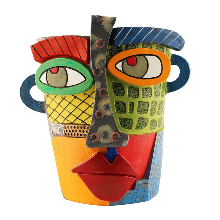 Stylish Abstract Art Plant Pot Ornaments - RetroVisage