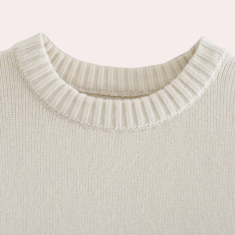 Trendy Oversized Striped Women's Sweater - Sophie