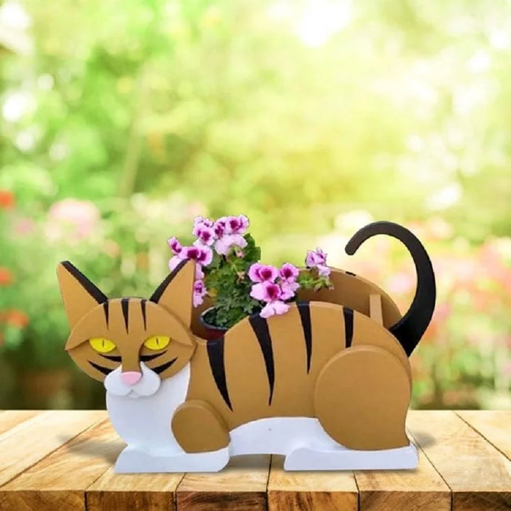 KittyKraft Cat-Shaped DIY Garden Pot