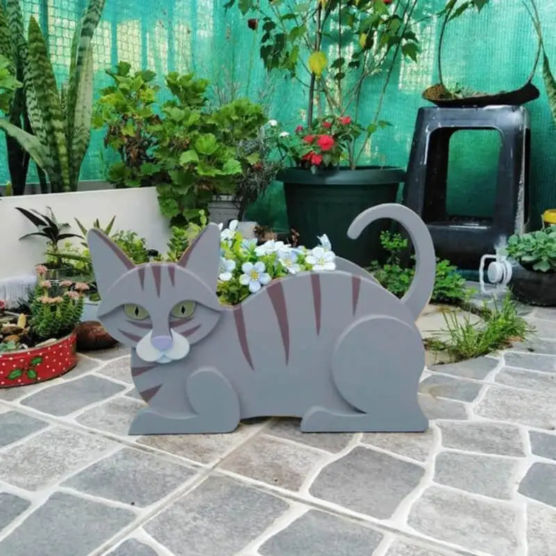 KittyKraft Cat-Shaped DIY Garden Pot