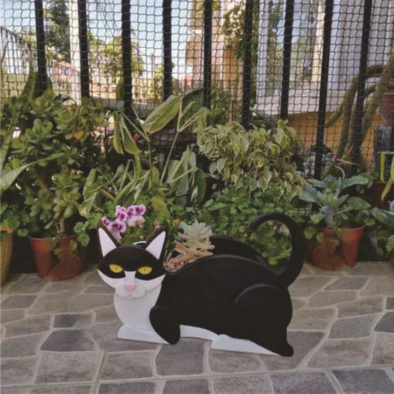 KittyKraft Cat-Shaped DIY Garden Pot