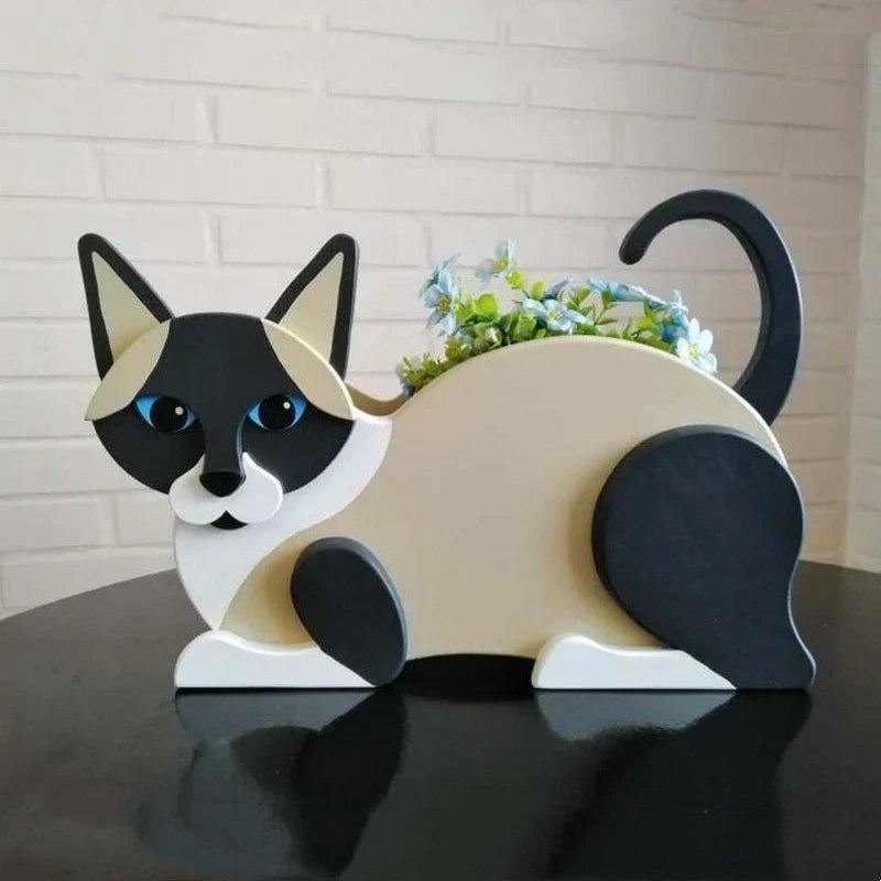 KittyKraft Cat-Shaped DIY Garden Pot