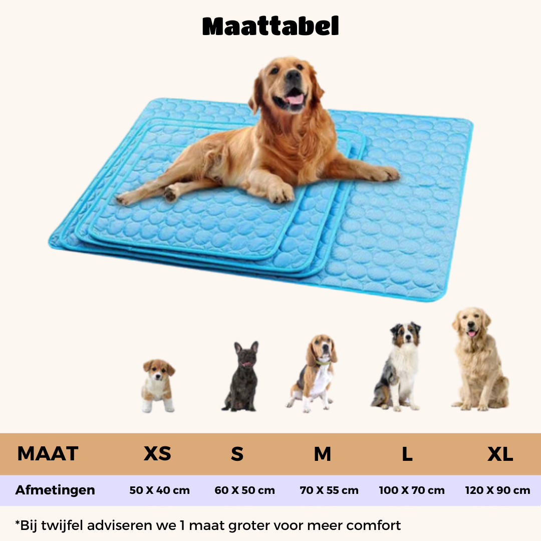 Innovative Cooling Mat for Dogs (4x Cooling Power) - ChillComfort