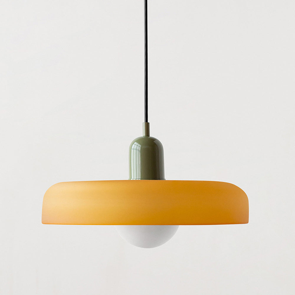 Hanging Lamp of Coloured Glass - BauLume