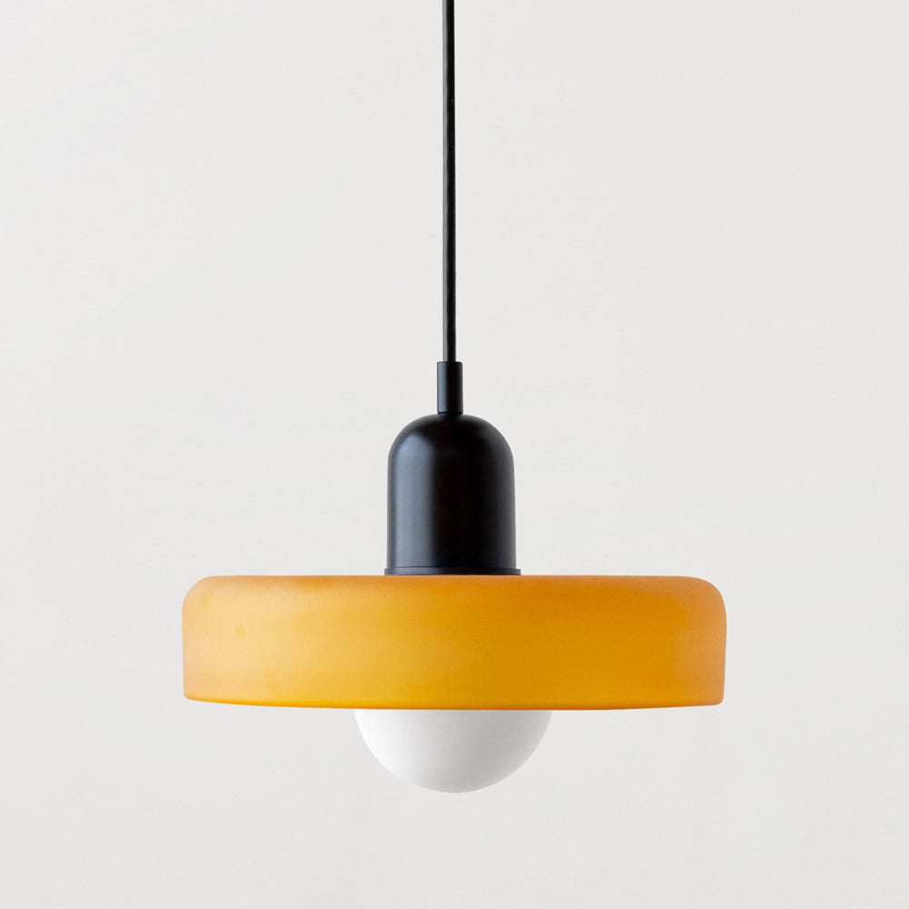 Hanging Lamp of Coloured Glass - BauLume