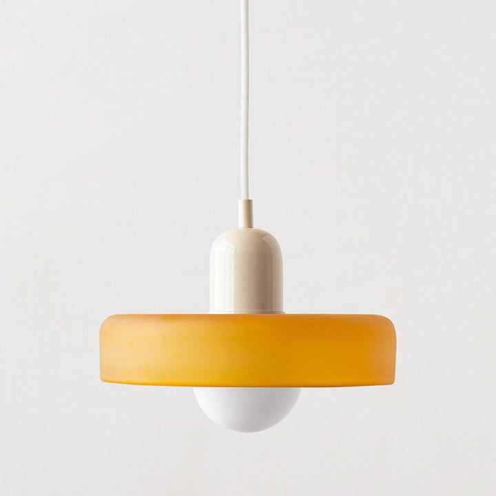 Hanging Lamp of Coloured Glass - BauLume