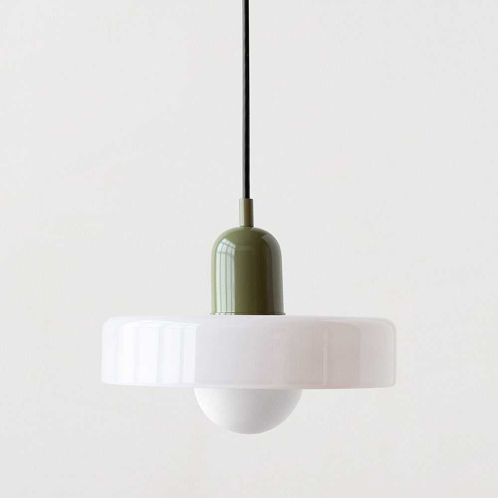 Hanging Lamp of Coloured Glass - BauLume