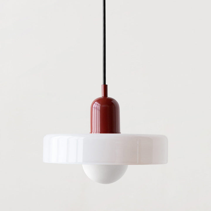 Hanging Lamp of Coloured Glass - BauLume