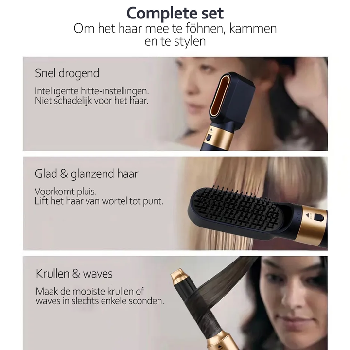 5-in-1 Multi Hair Styler with Ionic Technology - AuraStyle