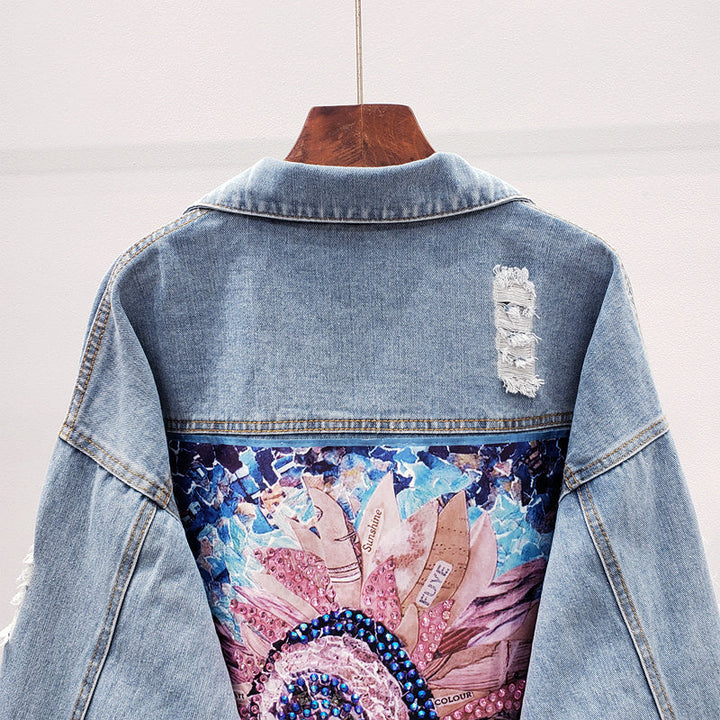 Oversized Women's Denim Jacket - Lynn