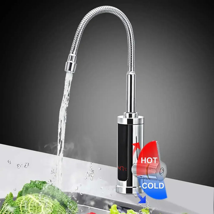 3000W Electric Kitchen Tap with Instant Hot Water - FlowHeat