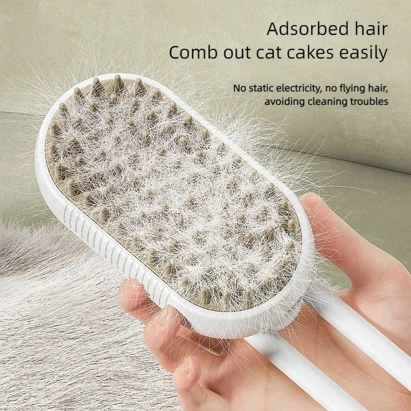 3-in-1 Electric Steam Brush for Pets - SteamPet