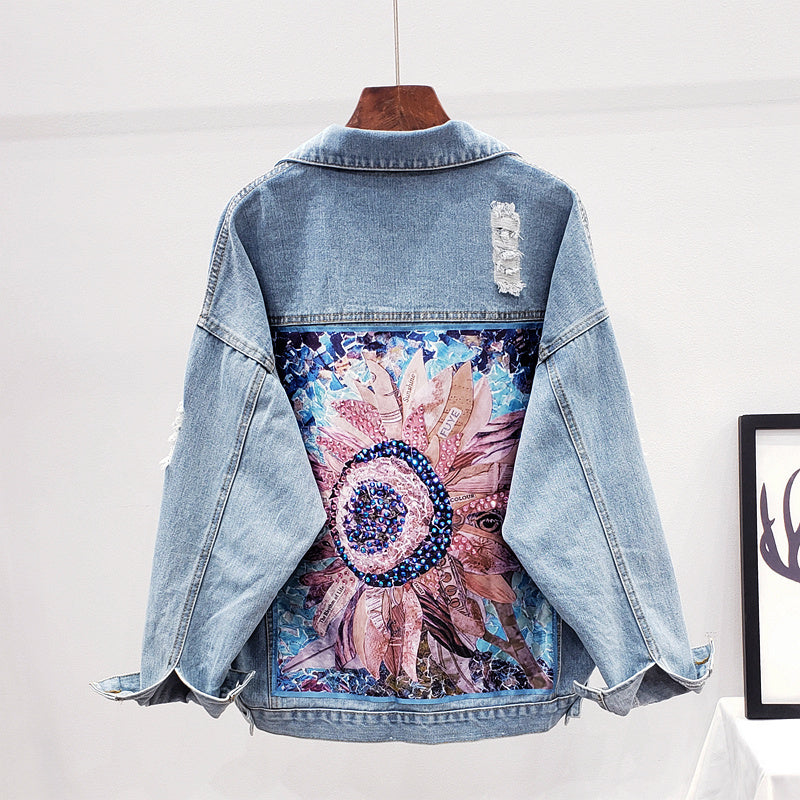 Oversized Women's Denim Jacket - Lynn