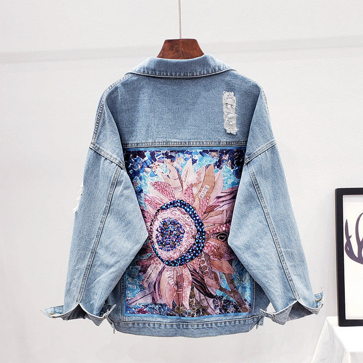 Oversized Women's Denim Jacket - Lynn