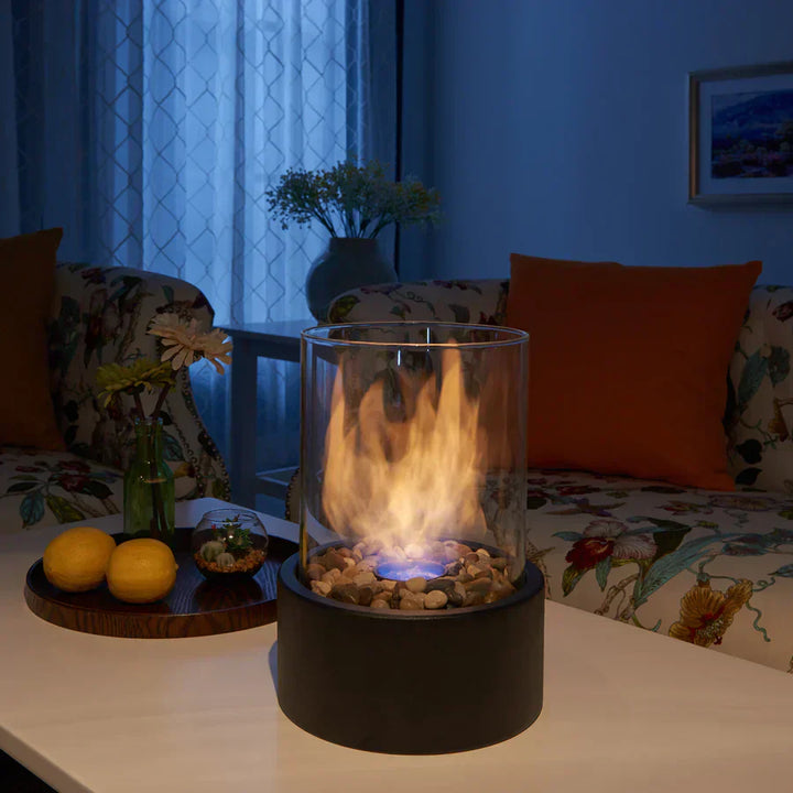 Contemporary Portable Fire Source - GlowFlicker