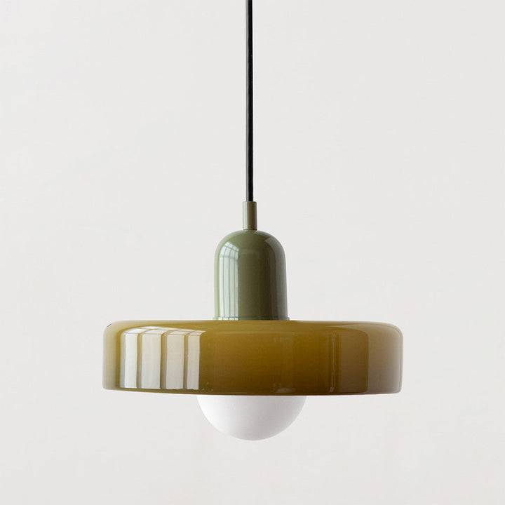 Hanging Lamp of Coloured Glass - BauLume