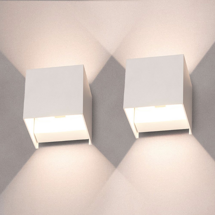 Stylish LED Cube Wall Lamp - LumiCube