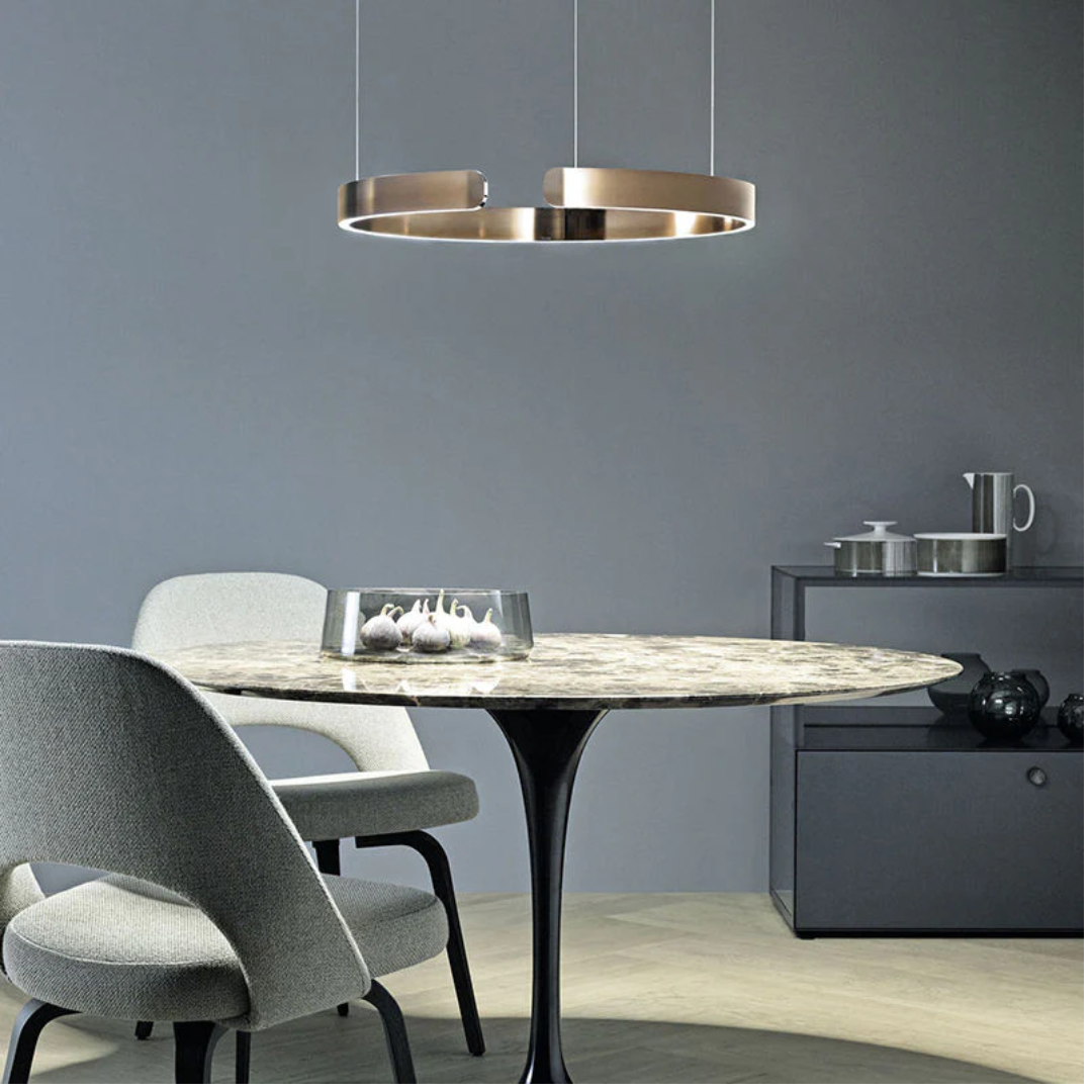 Modern Circle LED Pendant Light - HaloRing