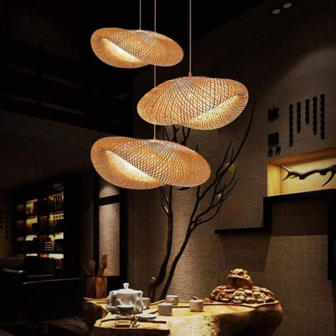 Design LED Pendant Lamp Bamboo Balls - EcoSphere