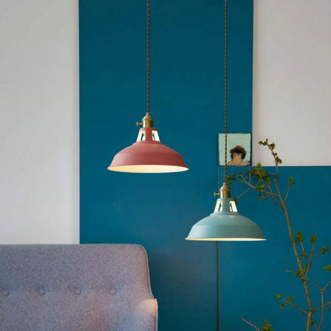 Modern Colourful LED Pendant Light - ChromaLuxe