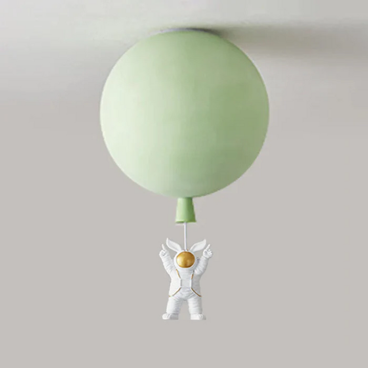 Trendy Moon/Astronaut Children's Room LED Ceiling Light - CosmoGlow