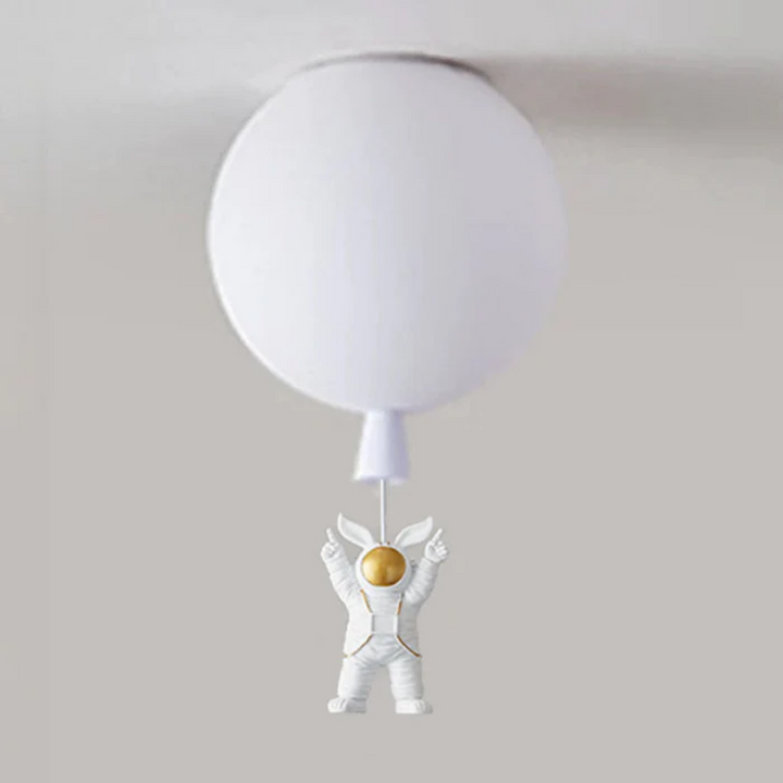 Trendy Moon/Astronaut Children's Room LED Ceiling Light - CosmoGlow