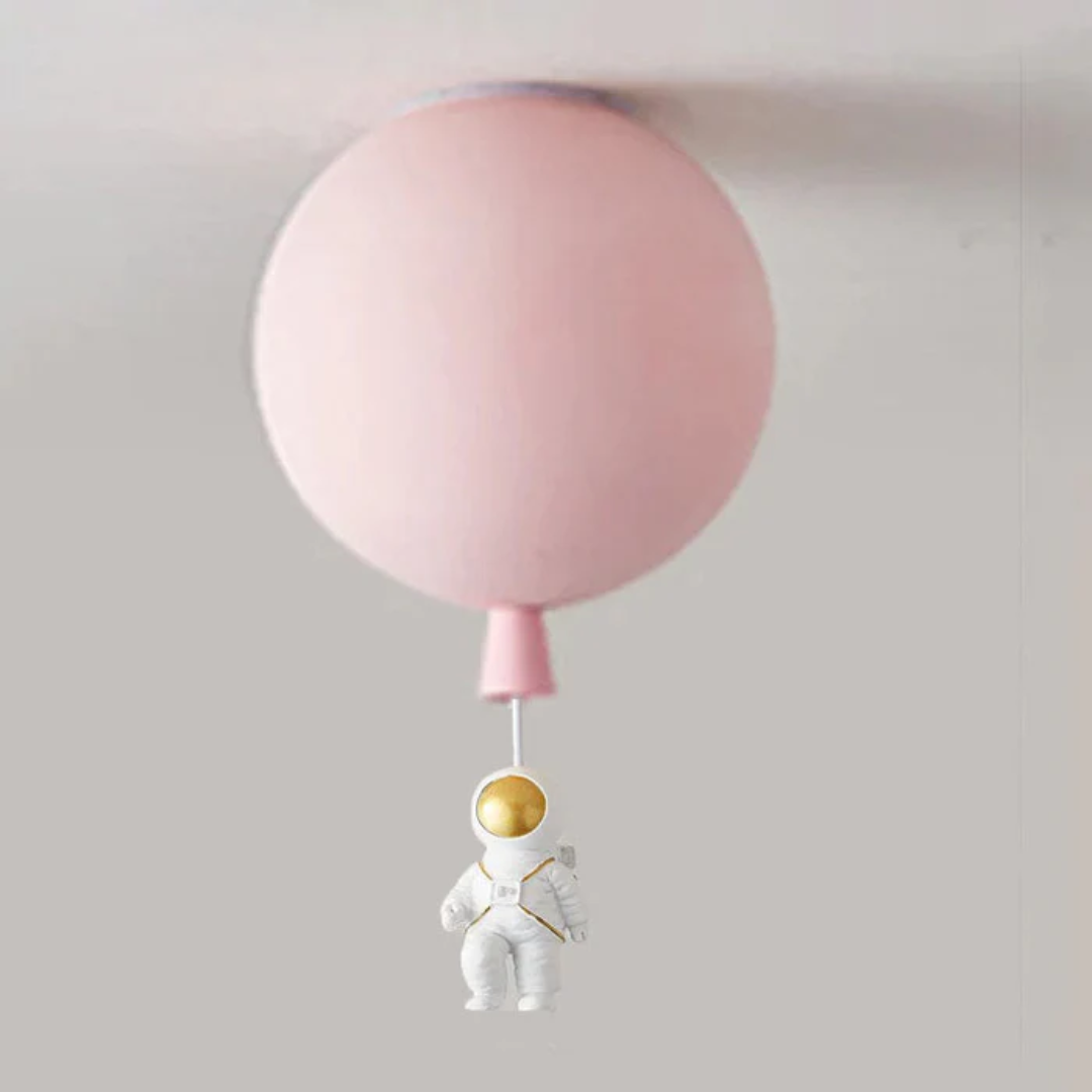 Trendy Moon/Astronaut Children's Room LED Ceiling Light - CosmoGlow