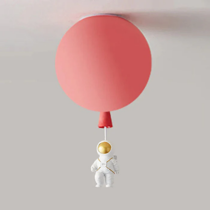 Trendy Moon/Astronaut Children's Room LED Ceiling Light - CosmoGlow